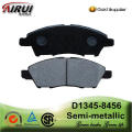 No noise D1345-8456 brake pad for Japanese Auto after market(OE:AY040-NS110)